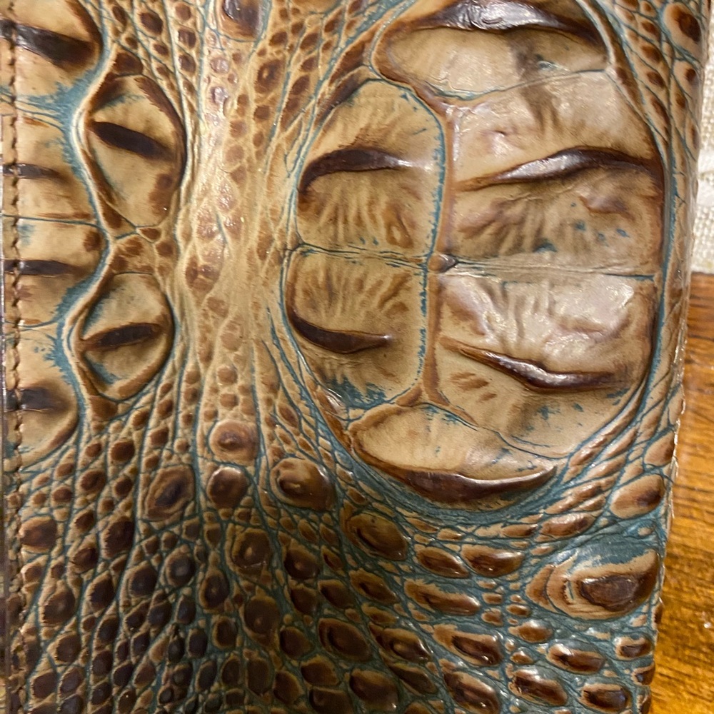 Brahmin Crocodile-Embossed Shoulder Bag - Picture 10 of 15